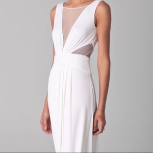 White BCBG Gown